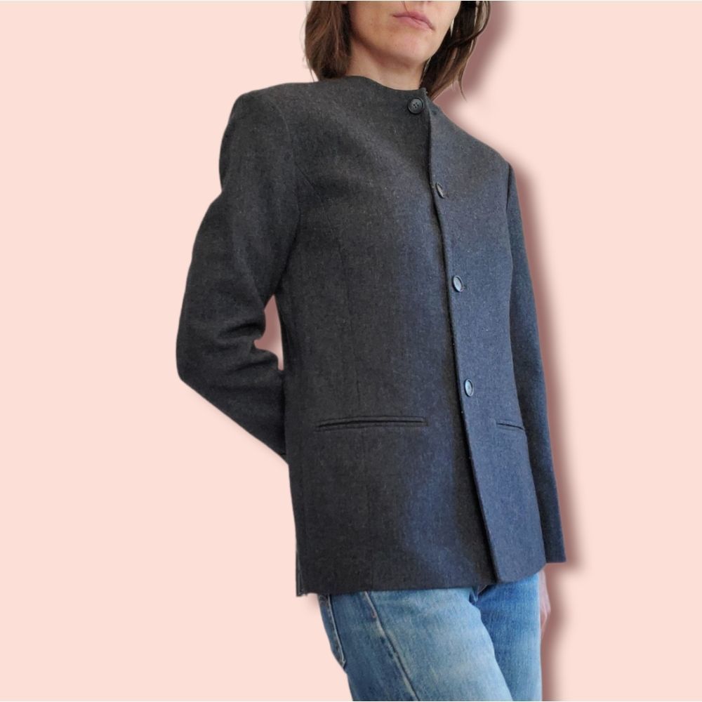 Pendleton | Beautiful Vintage Gray Wool Button Up Jacket Size M